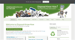 Desktop Screenshot of disposalknowhow.com